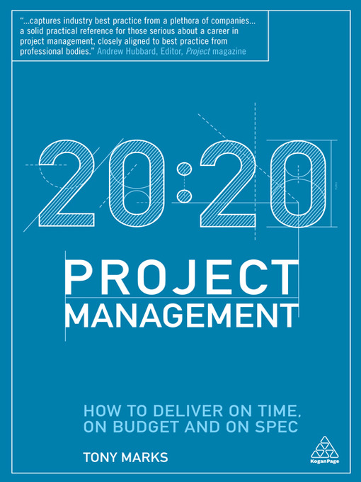 Title details for 20:20 Project Management by Tony Marks - Wait list